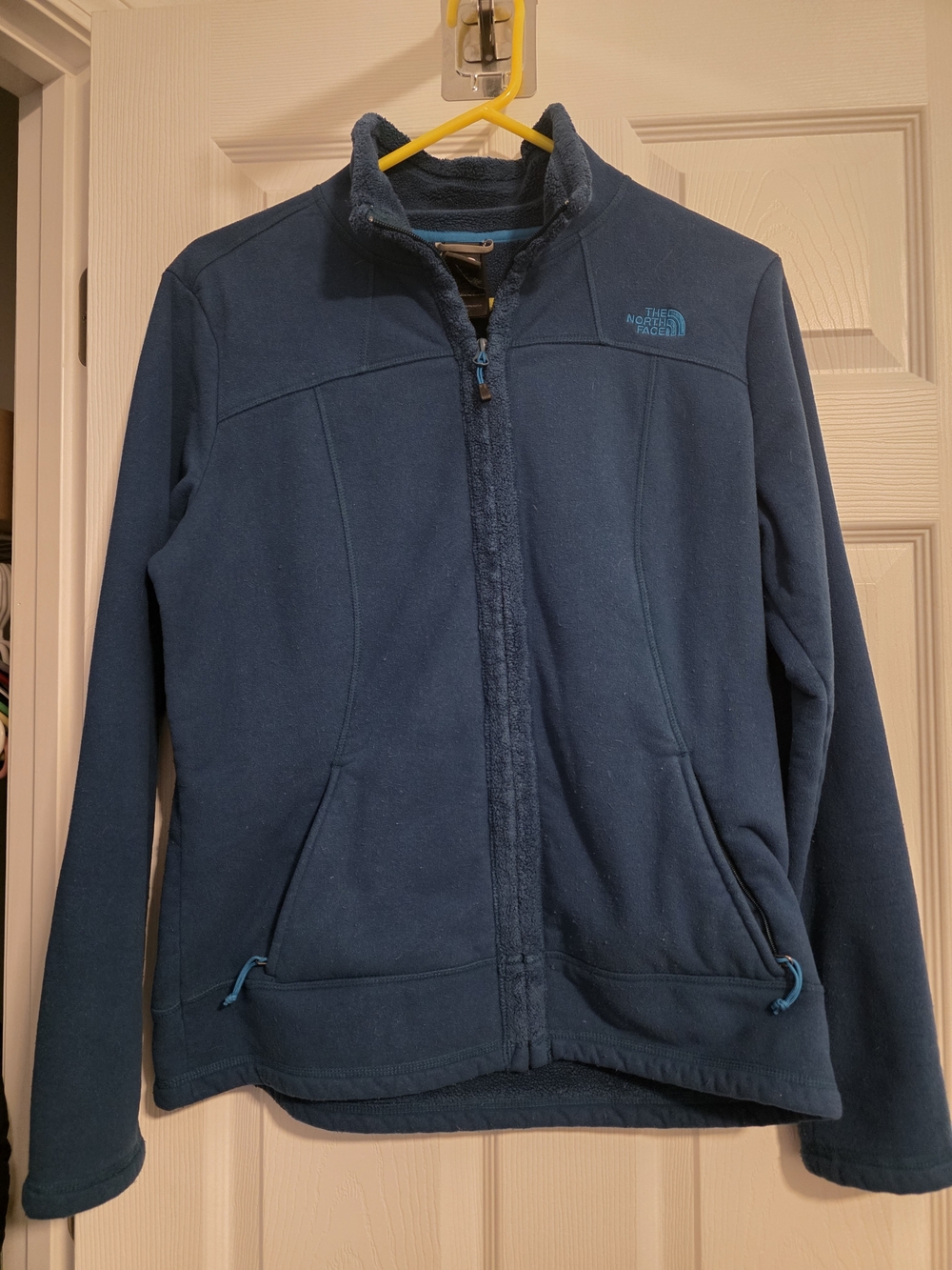 The North Face Teal Blue Full-Zip Fleece Jacket